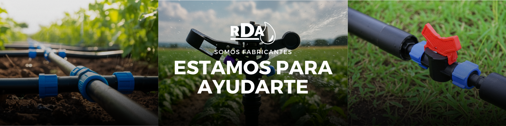 conectores para sistemas de riego
