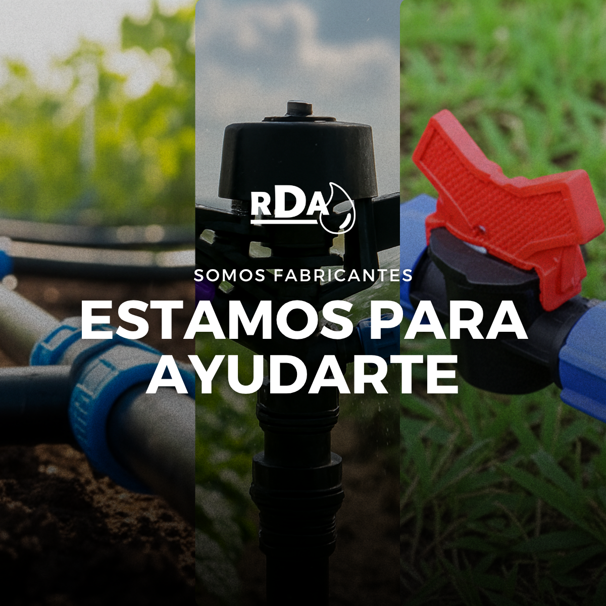 conectores para sistemas de riego