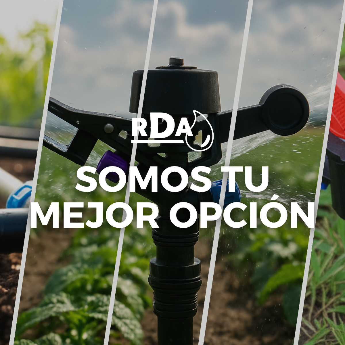 conectores para sistemas de riego
